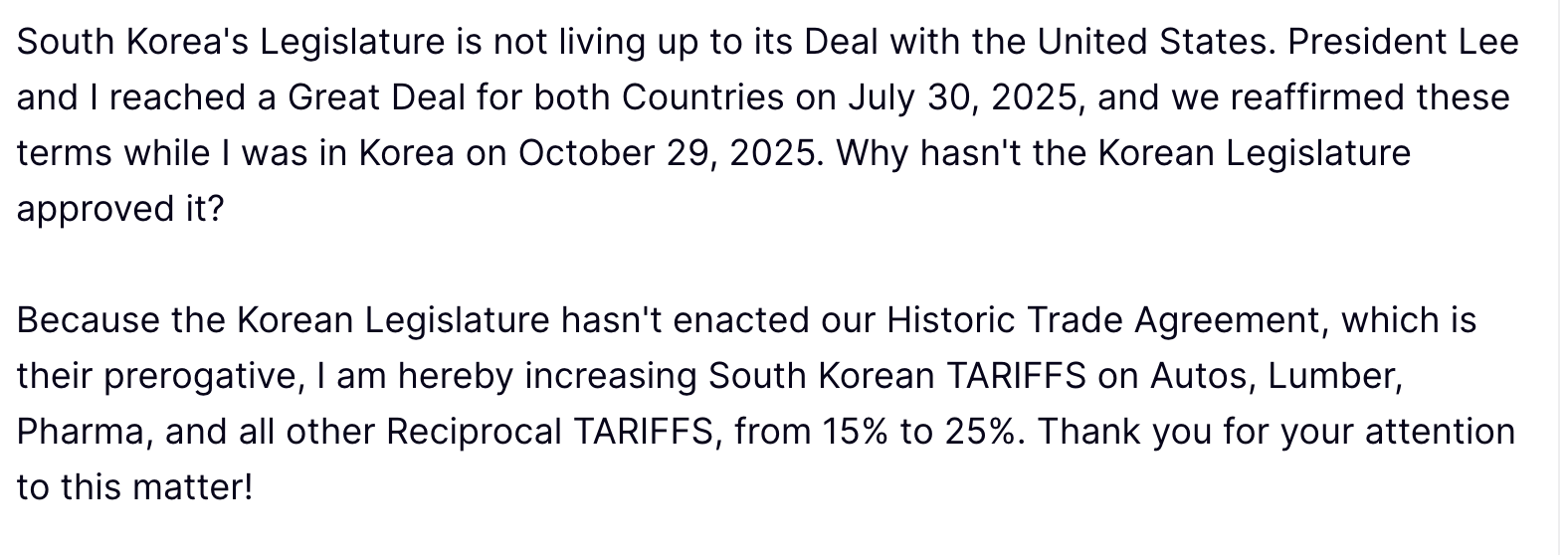 Trump Threatens Higher Tariffs as Trade Deals Stall — What It Means for the Economy