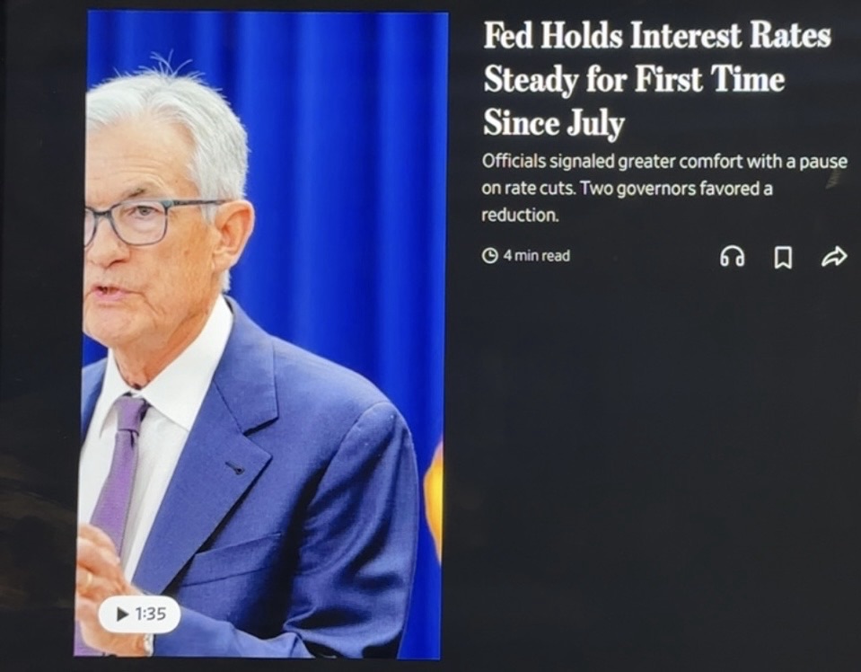 The Fed holds rates steady and are comfortable waiting (BULLISH ECONOMY)